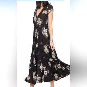 Free People All I Got Maxi Dress Black Floral
